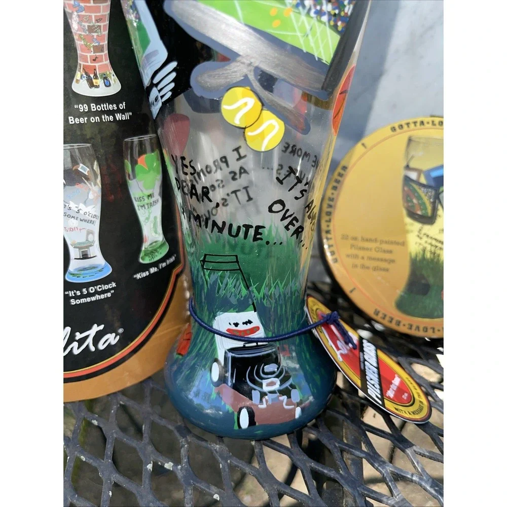 New‎ After The Game…Just One More Lolita Love My Beer Pilsner Beer Glass - Picture 2 of 8